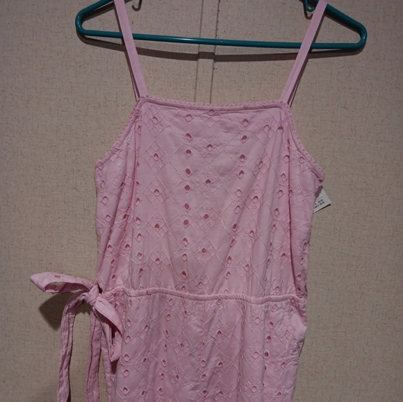 Abercrombie Kids Grils Eyelet Wide Leg  Jumpsuit NWT Size 15/16 - Picture 3 of 5